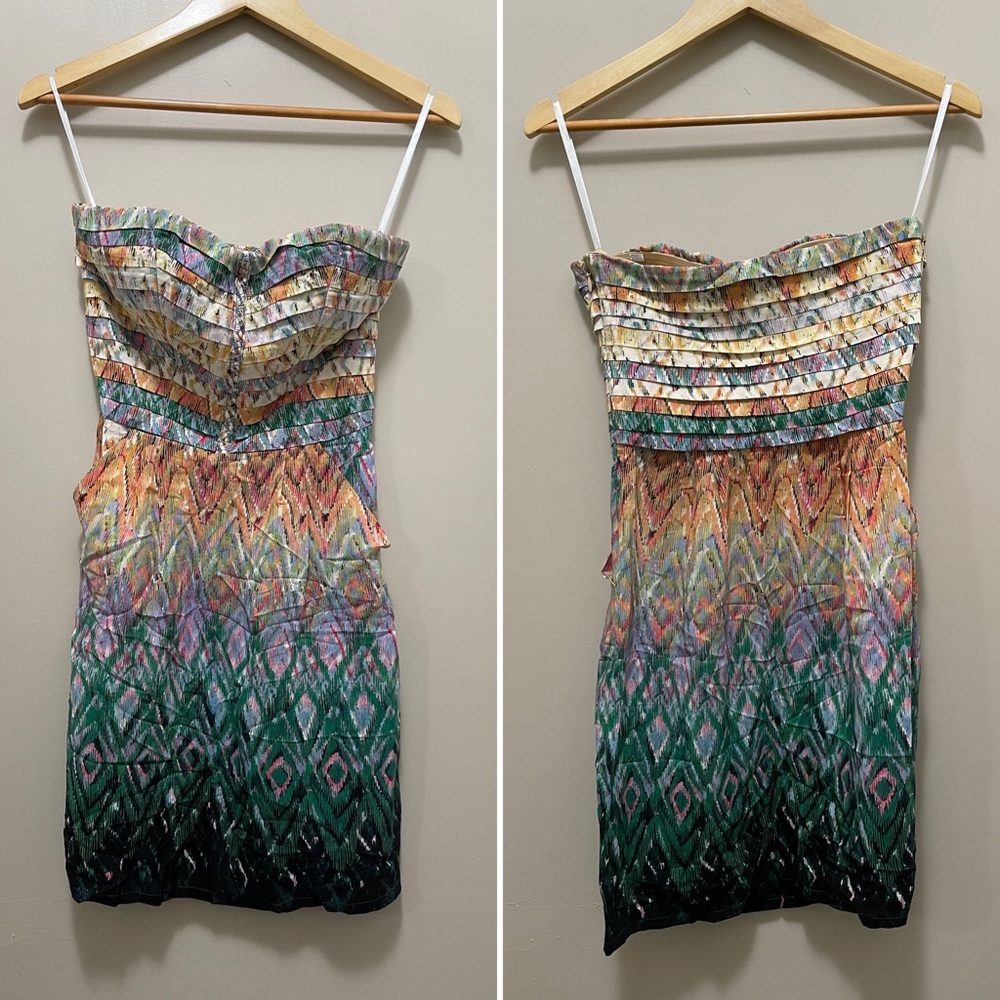 Charlie Jade Silk ‘Ginger’ Strapless Dress XS/P
